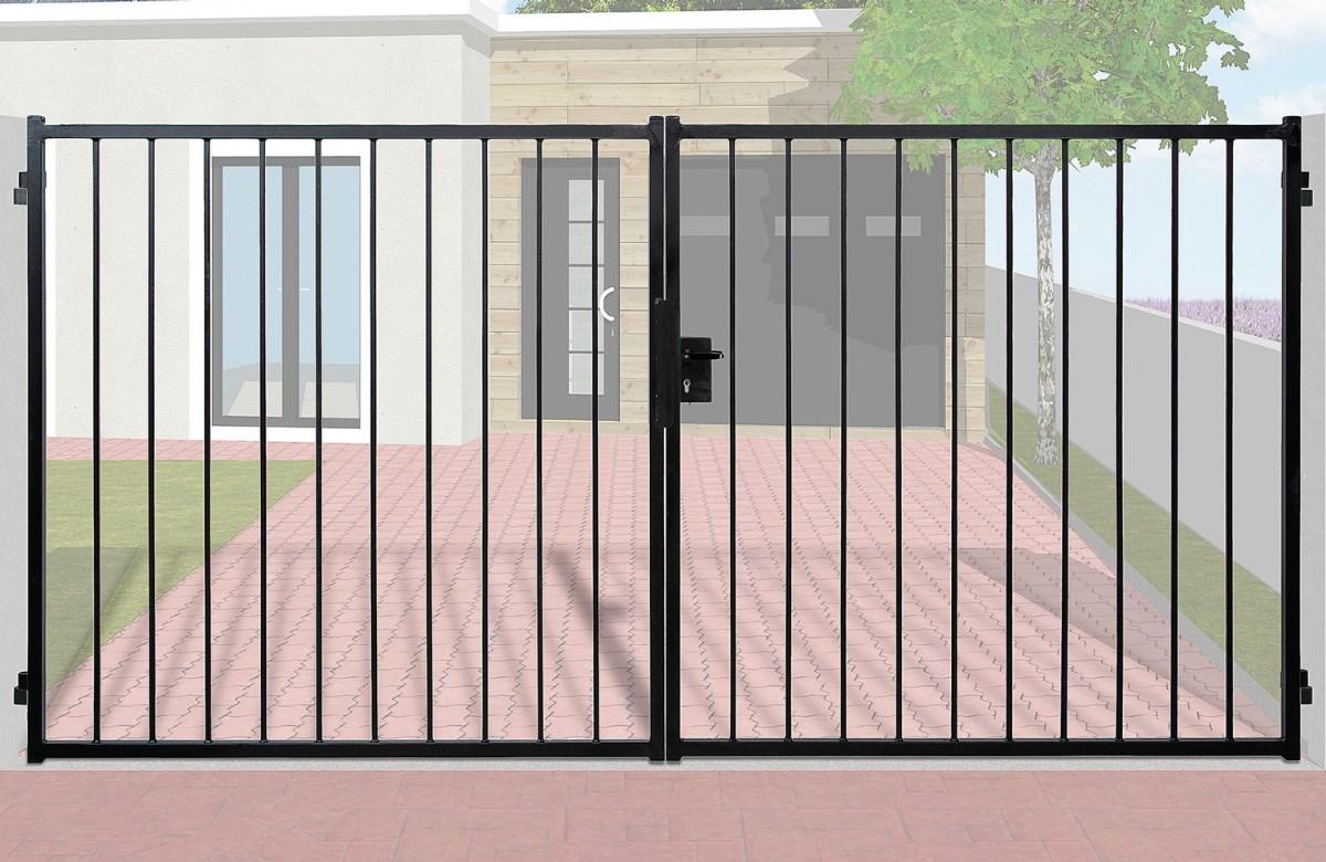 Portail en fer forgé ouvrant Béatrice