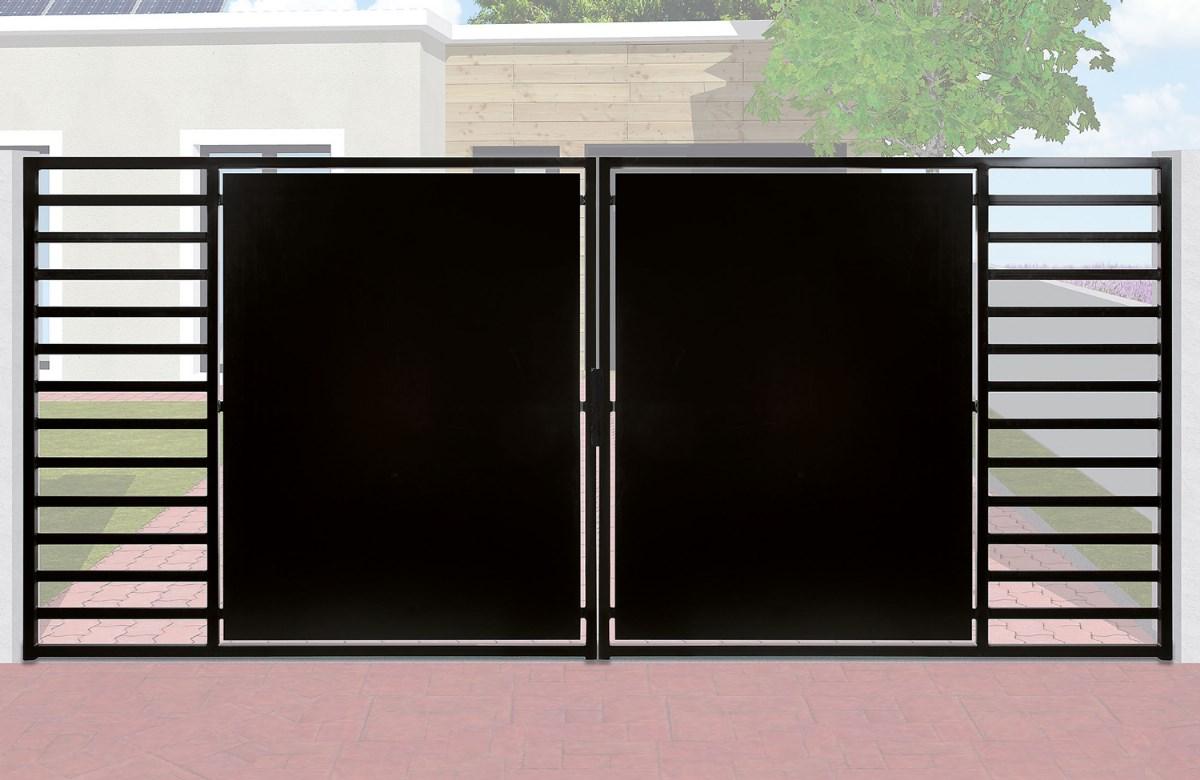 Portail en fer forgé ouvrant Océane