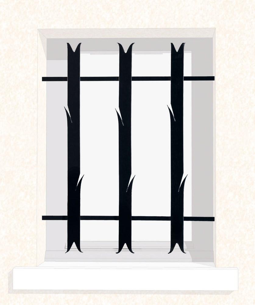 Grille de fenêtre en fer forgé Elisa