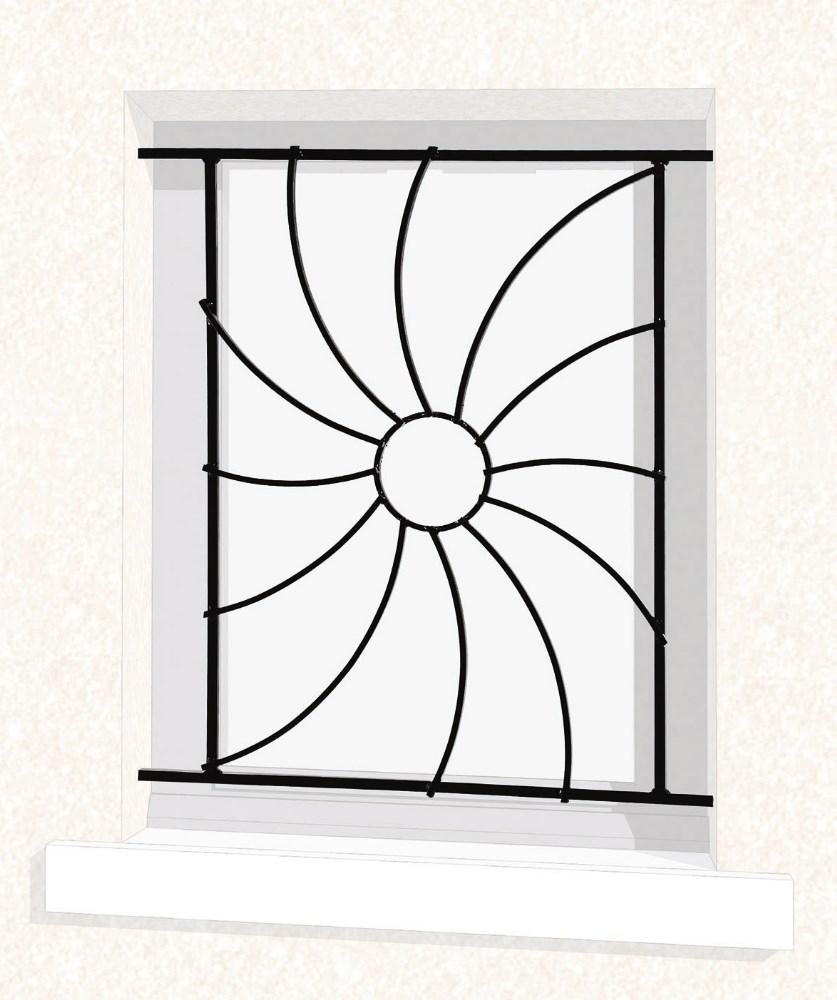 Grille de fenêtre en fer forgé Odelia
