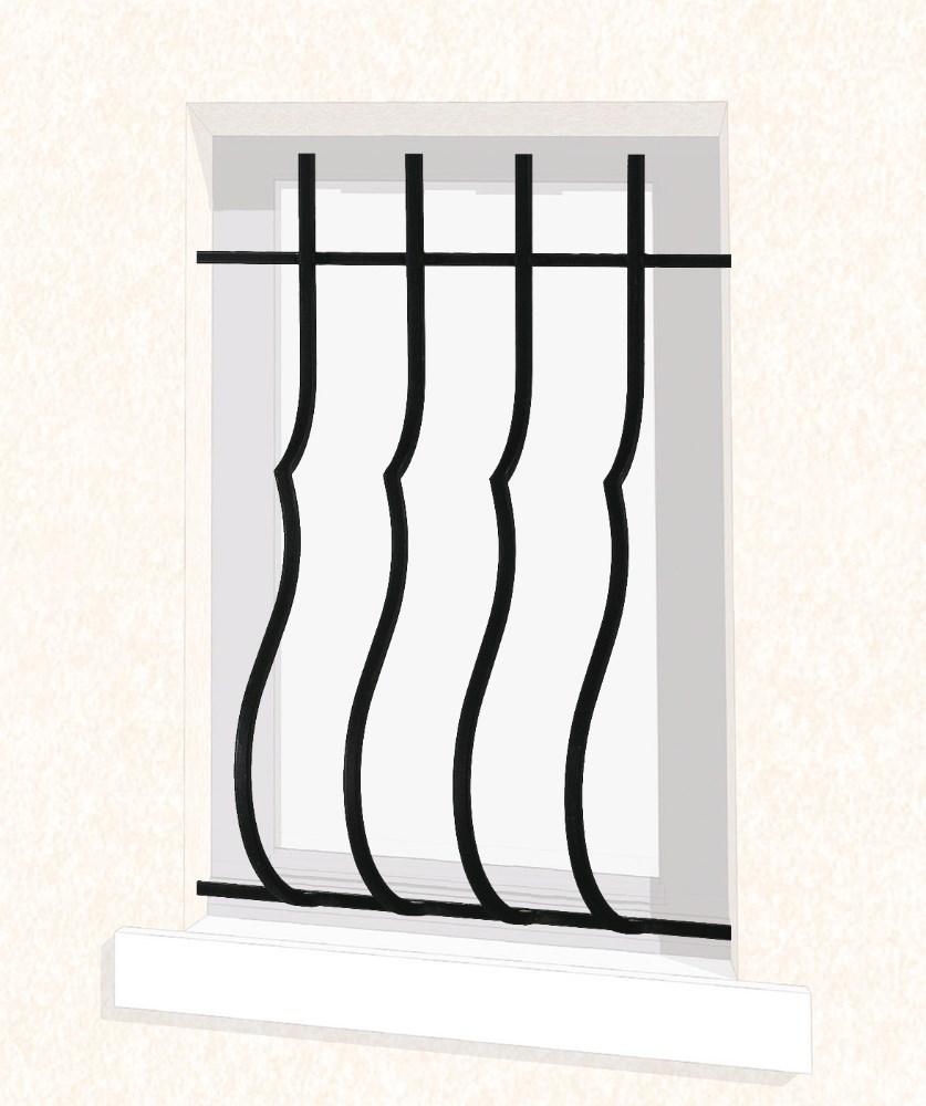 Grille de fenêtre en fer forgé Mélissa